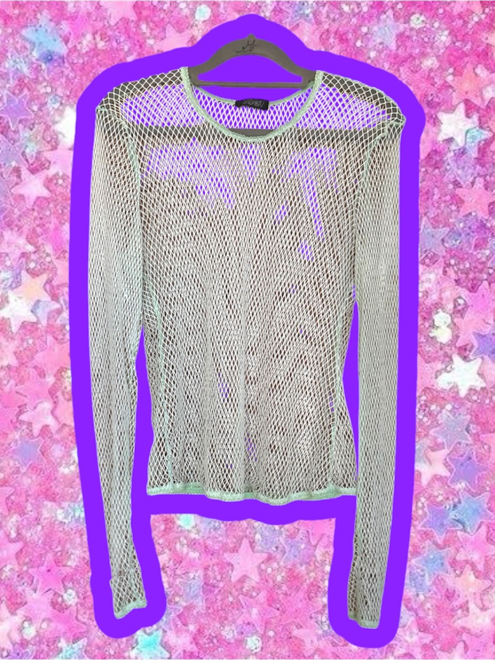 WIDOW dolls kill NWOT stretch mesh top M L punk rave y2k Marc Jacobs heaven